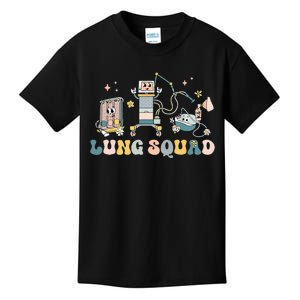 Lung Squad Respiratory Therapist Nurse Pulmonologist Kids T-Shirt