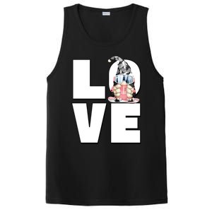 Love Snowboarding Retro Winter Sports Gnome Mom Gift PosiCharge Competitor Tank