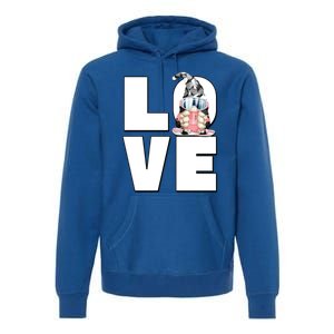 Love Snowboarding Retro Winter Sports Gnome Mom Gift Premium Hoodie