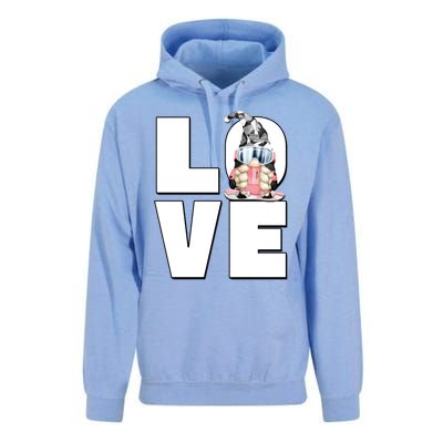 Love Snowboarding Retro Winter Sports Gnome Mom Gift Unisex Surf Hoodie