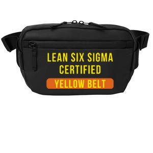 LEAN SIX SIGMA CERTIFIED YELLOW BELT Crossbody Pack