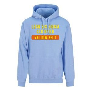 LEAN SIX SIGMA CERTIFIED YELLOW BELT Unisex Surf Hoodie