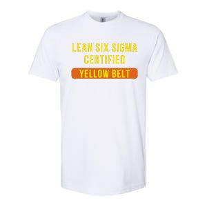 LEAN SIX SIGMA CERTIFIED YELLOW BELT Softstyle CVC T-Shirt