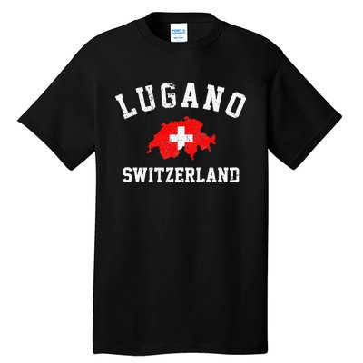 Lugano, Swiss Switzerland Tall T-Shirt