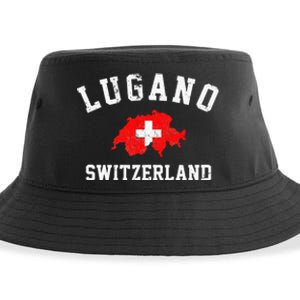 Lugano, Swiss Switzerland Sustainable Bucket Hat