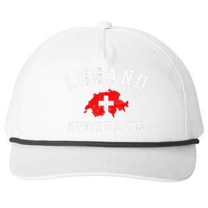 Lugano, Swiss Switzerland Snapback Five-Panel Rope Hat