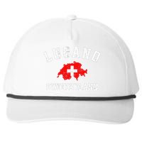 Lugano, Swiss Switzerland Snapback Five-Panel Rope Hat