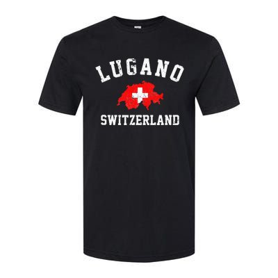 Lugano, Swiss Switzerland Softstyle CVC T-Shirt