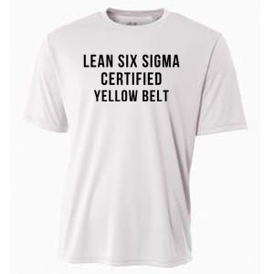 LEAN SIX SIGMA CERTIFIED YELLOW BELT Cooling Performance Crew T-Shirt