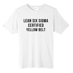 LEAN SIX SIGMA CERTIFIED YELLOW BELT Tall Fusion ChromaSoft Performance T-Shirt