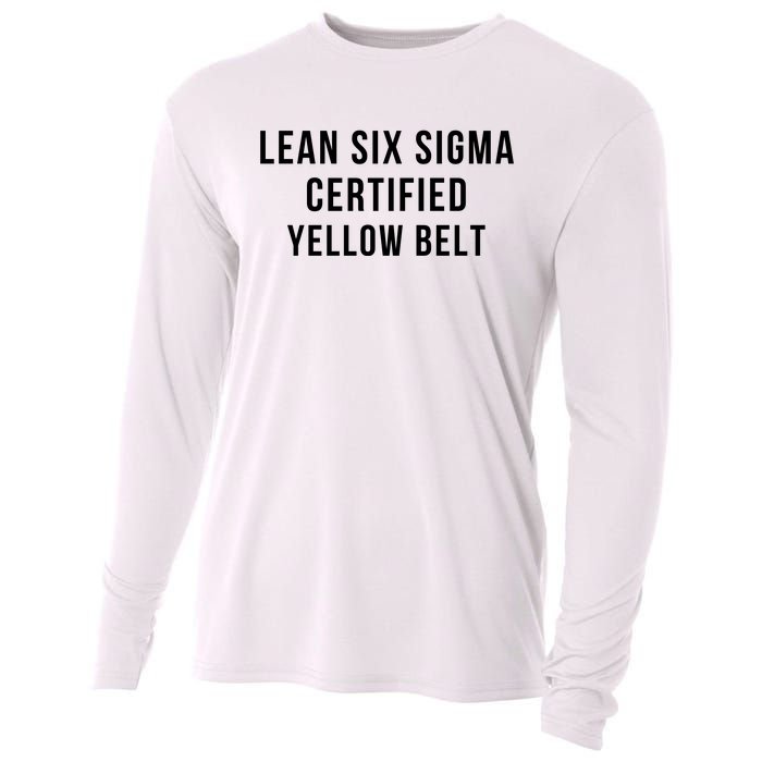 LEAN SIX SIGMA CERTIFIED YELLOW BELT Cooling Performance Long Sleeve Crew