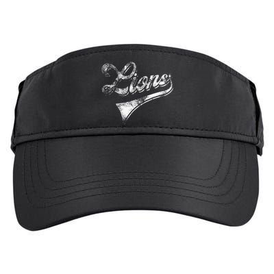 Lions School Sports Fan Team Spirit Mascot Adult Drive Performance Visor