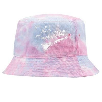 Lions School Sports Fan Team Spirit Mascot Tie-Dyed Bucket Hat