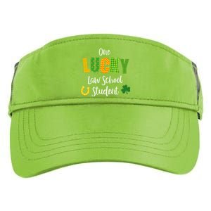 Law School Student St Patrick's Day Irish Shamrock Lawyer Gift Adult Drive Performance Visor