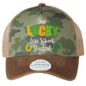 Law School Student St Patrick's Day Irish Shamrock Lawyer Gift Legacy Tie Dye Trucker Hat