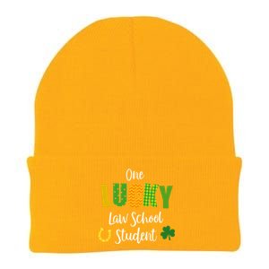 Law School Student St Patrick's Day Irish Shamrock Lawyer Gift Knit Cap Winter Beanie