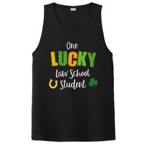 Law School Student St Patrick's Day Irish Shamrock Lawyer Gift PosiCharge Competitor Tank