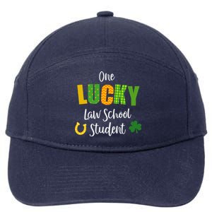 Law School Student St Patrick's Day Irish Shamrock Lawyer Gift 7-Panel Snapback Hat