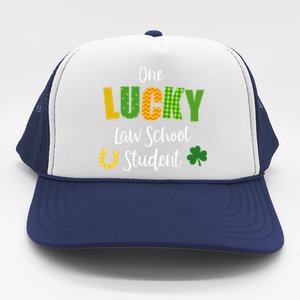 Law School Student St Patrick's Day Irish Shamrock Lawyer Gift Trucker Hat