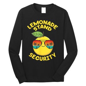 Lemonade Stand Security Cute Lemon Summer Sunglasses Citrus Long Sleeve Shirt