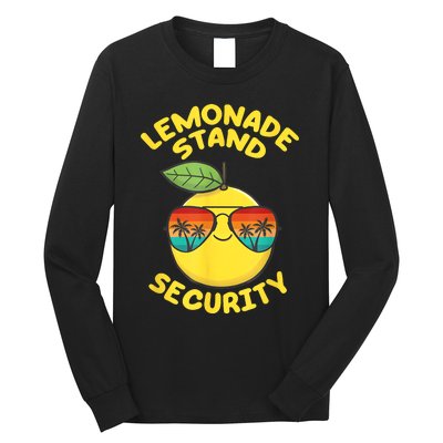 Lemonade Stand Security Cute Lemon Summer Sunglasses Citrus Long Sleeve Shirt