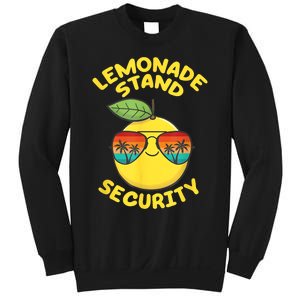 Lemonade Stand Security Cute Lemon Summer Sunglasses Citrus Sweatshirt