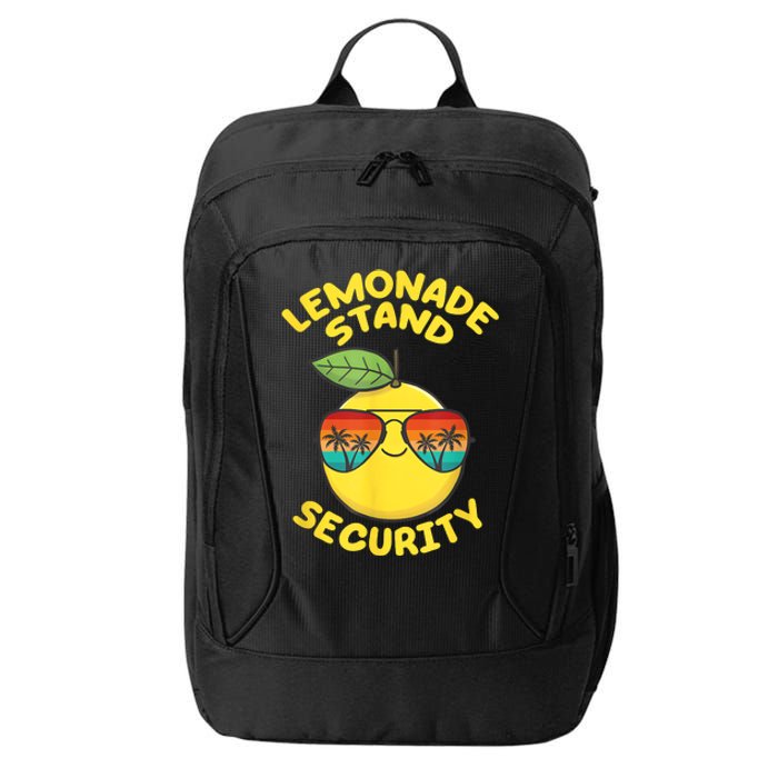 Lemonade Stand Security Cute Lemon Summer Sunglasses Citrus City Backpack