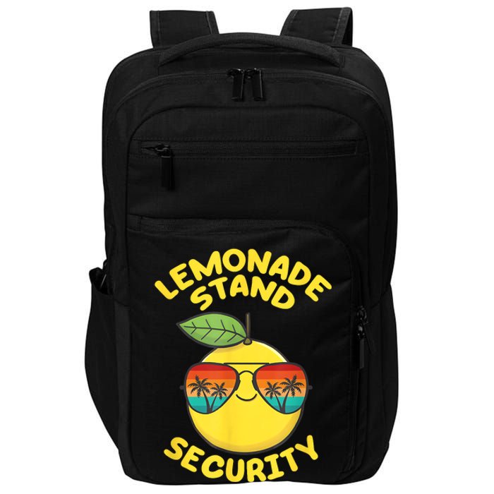 Lemonade Stand Security Cute Lemon Summer Sunglasses Citrus Impact Tech Backpack