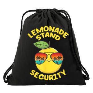 Lemonade Stand Security Cute Lemon Summer Sunglasses Citrus Drawstring Bag