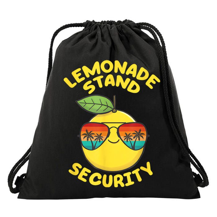 Lemonade Stand Security Cute Lemon Summer Sunglasses Citrus Drawstring Bag