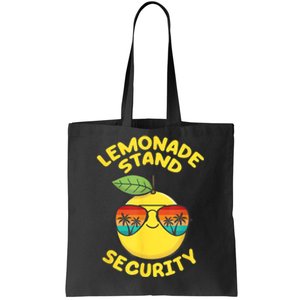 Lemonade Stand Security Cute Lemon Summer Sunglasses Citrus Tote Bag