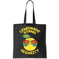 Lemonade Stand Security Cute Lemon Summer Sunglasses Citrus Tote Bag