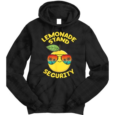 Lemonade Stand Security Cute Lemon Summer Sunglasses Citrus Tie Dye Hoodie