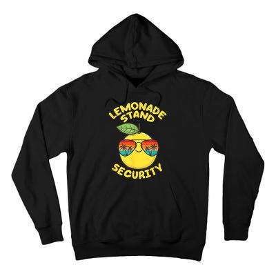 Lemonade Stand Security Cute Lemon Summer Sunglasses Citrus Tall Hoodie