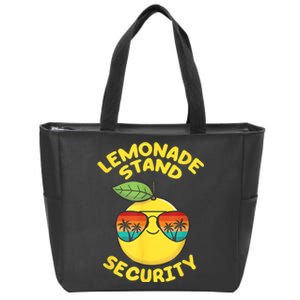 Lemonade Stand Security Cute Lemon Summer Sunglasses Citrus Zip Tote Bag