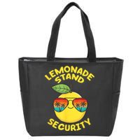 Lemonade Stand Security Cute Lemon Summer Sunglasses Citrus Zip Tote Bag