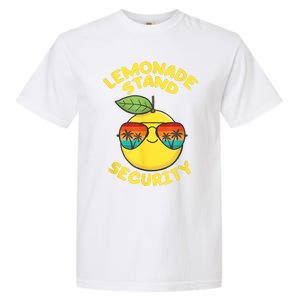 Lemonade Stand Security Cute Lemon Summer Sunglasses Citrus Garment-Dyed Heavyweight T-Shirt