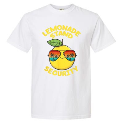 Lemonade Stand Security Cute Lemon Summer Sunglasses Citrus Garment-Dyed Heavyweight T-Shirt