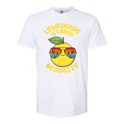 Lemonade Stand Security Cute Lemon Summer Sunglasses Citrus Softstyle® CVC T-Shirt