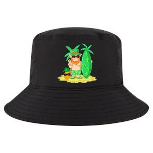 Leprechaun Surfing St Patricks Day Shamrock Leaf Clover Gift Cool Comfort Performance Bucket Hat