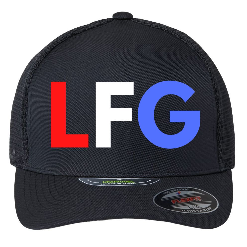 Lfg 'S Soccer Let's Go Gift Flexfit Unipanel Trucker Cap