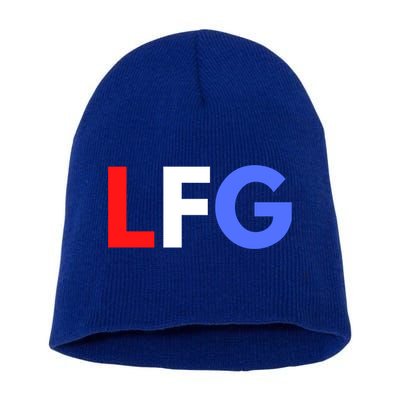Lfg 'S Soccer Let's Go Gift Short Acrylic Beanie