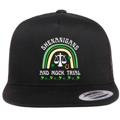Law School St Patrick's Day Shenanigans And Mock Trial Cool Gift Flatbill Hat