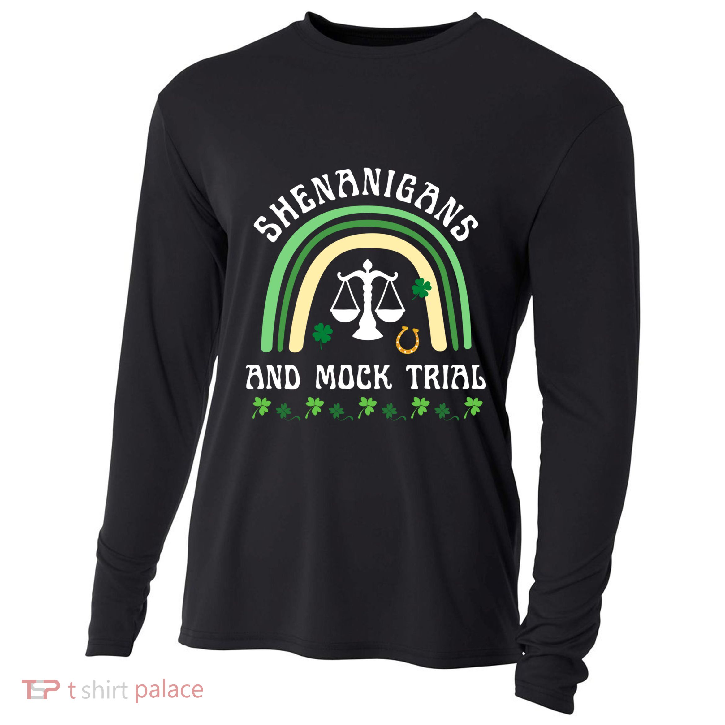 Law School St Patrick's Day Shenanigans And Mock Trial Cool Gift Cooling Performance Long Sleeve Crew