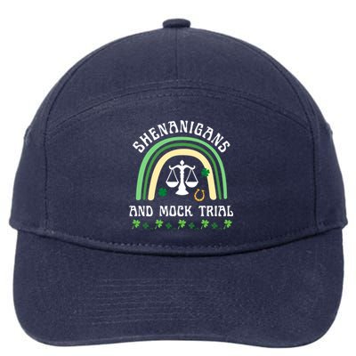 Law School St Patrick's Day Shenanigans And Mock Trial Cool Gift 7-Panel Snapback Hat