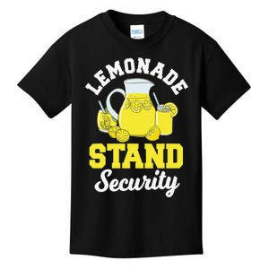 Lemonade Stand Security Lemon Juice Citrus Summer Drink Kids T-Shirt