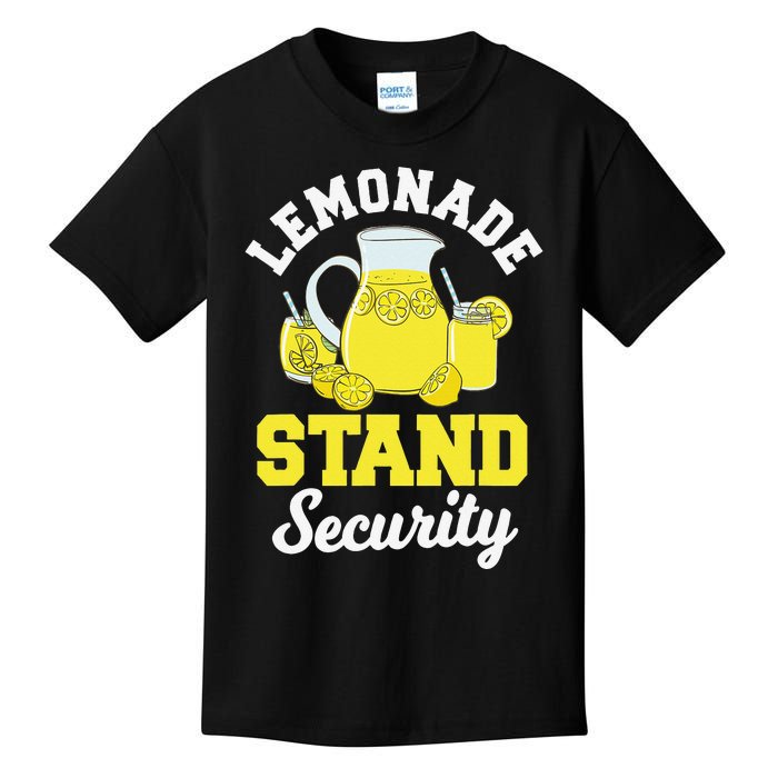 Lemonade Stand Security Lemon Juice Citrus Summer Drink Kids T-Shirt