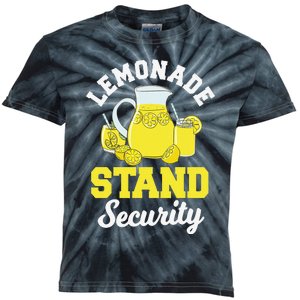 Lemonade Stand Security Lemon Juice Citrus Summer Drink Kids Tie-Dye T-Shirt