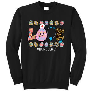 LOVE Stethoscope Scrub Nurse CNA Life Bunny Sweatshirt