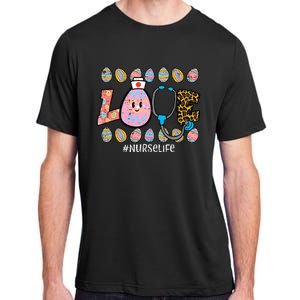 LOVE Stethoscope Scrub Nurse CNA Life Bunny Adult ChromaSoft Performance T-Shirt